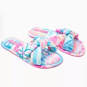 Lilly Pulitzer Rainforest Pool Slipper S/M NIB